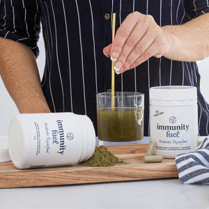 Immunity Fuel Original probiotic powder and vegecaps