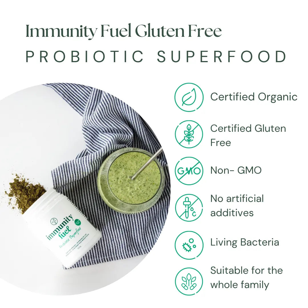 immunity fuel gluten free vegan probiotic for gut and digestive health
