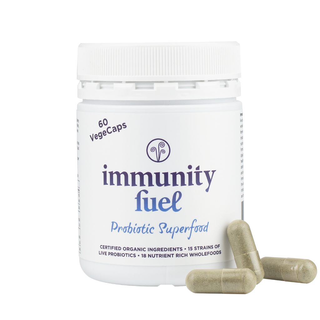 Immunity Fuel certified organic original probiotic superfood 60 vegecaps