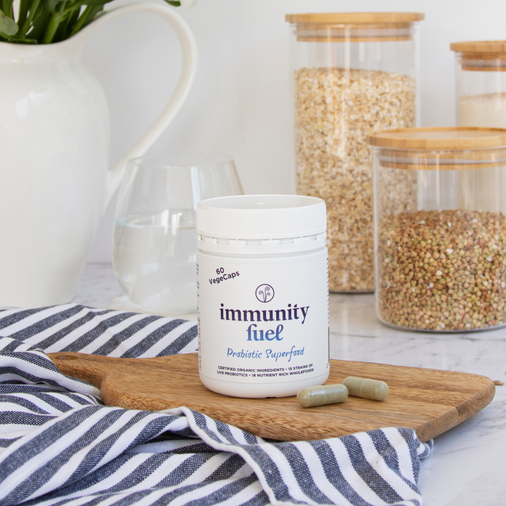 Immunity Fuel certified organic original probiotic superfood 60 vegecaps