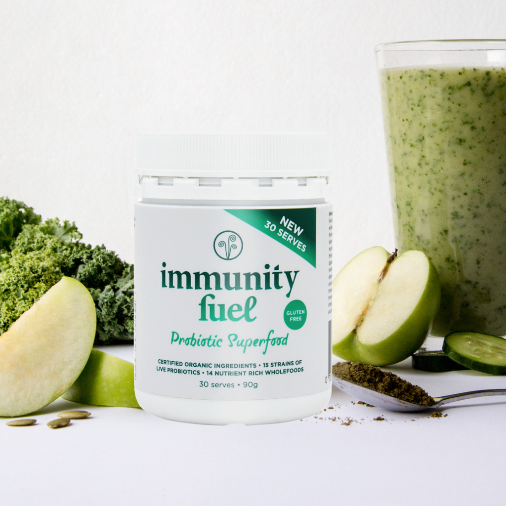 Immunity Fuel certified organic gluten free probiotic superfood 90g
