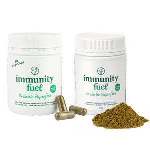 Gluten Free Probiotic Superfood Powder & VegeCaps Pack