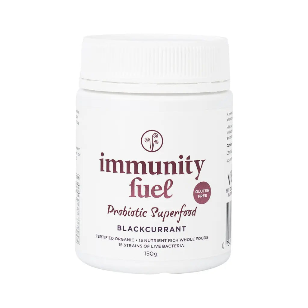 Immunity Fuel Certified Organic gluten free blackcurrant probiotic powder