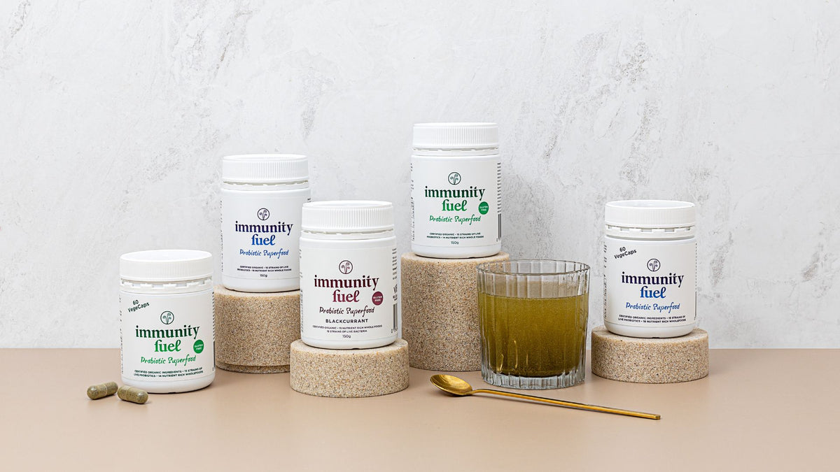 Immunity fuel certified organic probiotic superfoods