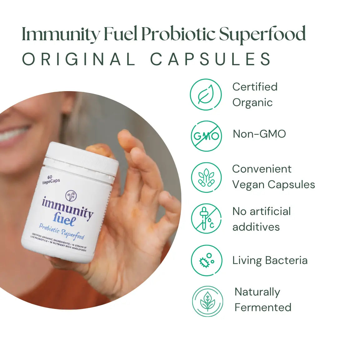 Original Probiotic Superfood Powder & VegeCaps Pack