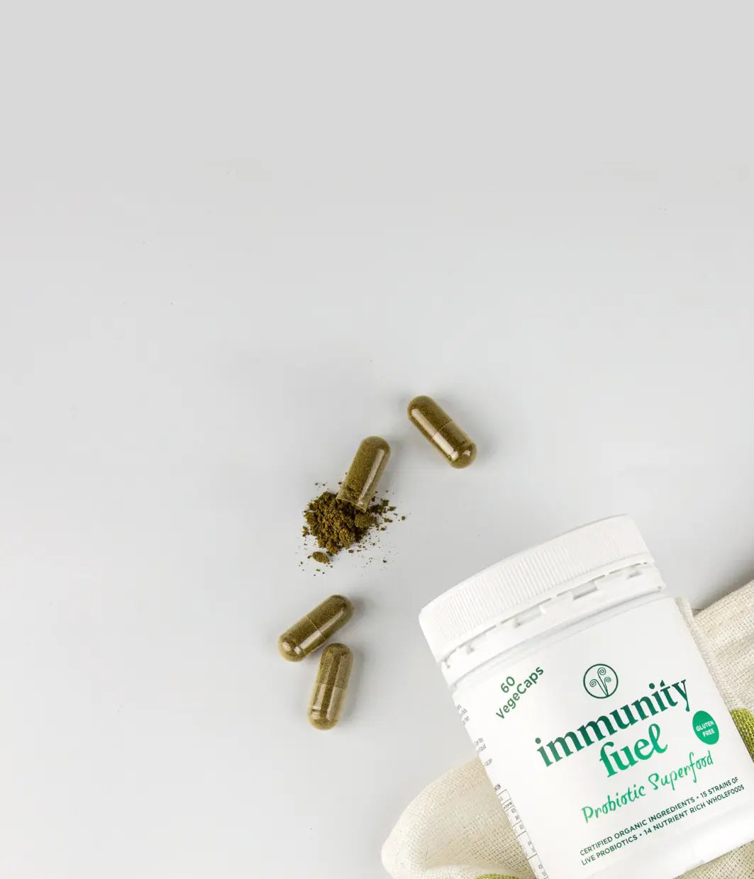 shop certified organic probiotic superfood powders and capsules
