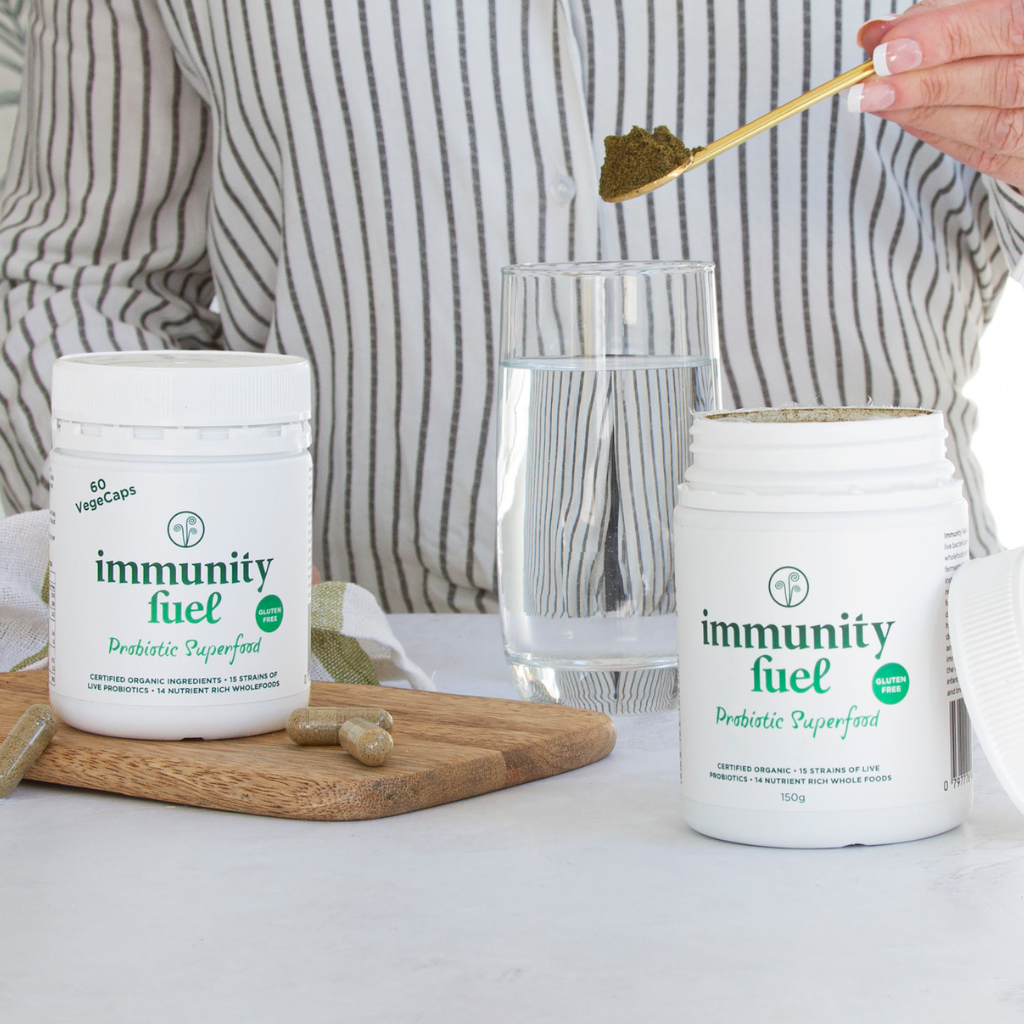 Gluten Free Probiotic Superfood Powder & VegeCaps Pack