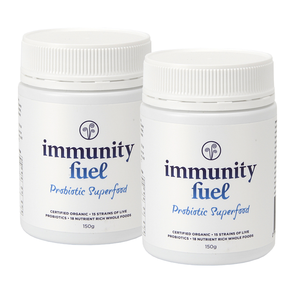2 x original Immunity Fuel certified organic probiotic superfood